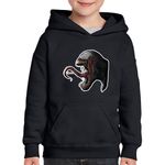 Fashion, accesorii si bijuterii - Copii - Imbracaminte copii - Pulovere si hanorace copii - Hanorac copii Venom Legendary Diavol, negru, marime L Copii - Infinity.ro