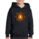 Fashion, accesorii si bijuterii - Copii - Imbracaminte copii - Pulovere si hanorace copii - Hanorac copii World of Warcraft Pandaren WoW, negru, marime XL Copii - Infinity.ro