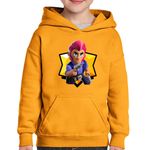 Fashion, accesorii si bijuterii - Copii - Imbracaminte copii - Pulovere si hanorace copii - Hanorac copii Colt Brawl Stars Fortnite, portocaliu, marime XL Copii - Infinity.ro