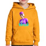 Fashion, accesorii si bijuterii - Copii - Imbracaminte copii - Pulovere si hanorace copii - Hanorac copii Branded Brigadier Fortnite Tiktok, portocaliu, marime XS Copii - Infinity.ro