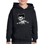 Fashion, accesorii si bijuterii - Copii - Imbracaminte copii - Pulovere si hanorace copii - Hanorac copii Wolverine Army Badass Dragobete, negru, marime M Copii - Infinity.ro