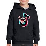 Fashion, accesorii si bijuterii - Copii - Imbracaminte copii - Pulovere si hanorace copii - Hanorac copii Venom TikTok Creator Star, negru, marime L Copii - Infinity.ro