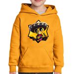 Fashion, accesorii si bijuterii - Copii - Imbracaminte copii - Pulovere si hanorace copii - Hanorac copii Poco Brawl Stars, portocaliu, marime XL Copii - Infinity.ro
