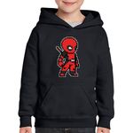 Fashion, accesorii si bijuterii - Copii - Imbracaminte copii - Pulovere si hanorace copii - Hanorac copii Deadpool Roblox Minecraft Ninja Karate, negru, marime XL Copii - Infinity.ro