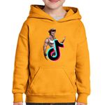 Fashion, accesorii si bijuterii - Copii - Imbracaminte copii - Pulovere si hanorace copii - Hanorac copii Wolverine Logan X Men TikTok Tik Tok, portocaliu, marime XS Copii - Infinity.ro