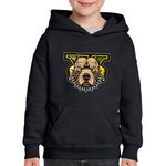 Fashion, accesorii si bijuterii - Copii - Imbracaminte copii - Pulovere si hanorace copii - Hanorac copii Amstaff Dog GTA, negru, marime S Copii - Infinity.ro