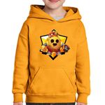 Fashion, accesorii si bijuterii - Copii - Imbracaminte copii - Pulovere si hanorace copii - Hanorac copii Robospike Brawl Stars, portocaliu, marime L Copii - Infinity.ro