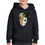 Fashion, accesorii si bijuterii - Copii - Imbracaminte copii - Pulovere si hanorace copii - Hanorac copii XXXTentacion Hip Hop, negru, marime S Copii - Infinity.ro