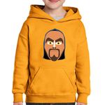 Fashion, accesorii si bijuterii - Copii - Imbracaminte copii - Pulovere si hanorace copii - Hanorac copii Clash of Clans Wizard Royale, portocaliu, marime XS Copii - Infinity.ro
