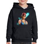 Fashion, accesorii si bijuterii - Copii - Imbracaminte copii - Pulovere si hanorace copii - Hanorac copii Sparkplug Fortnite Minecraft Diamond Sword, negru, marime S Copii - Infinity.ro