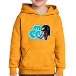 Fashion, accesorii si bijuterii - Copii - Imbracaminte copii - Pulovere si hanorace copii - Hanorac copii Venom Fortnite VBucks Epic Game, portocaliu, marime XL Copii - Infinity.ro