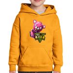 Fashion, accesorii si bijuterii - Copii - Imbracaminte copii - Pulovere si hanorace copii - Hanorac copii Cuddle Team Leader Fortnite GTA, portocaliu, marime M Copii - Infinity.ro