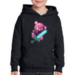 Fashion, accesorii si bijuterii - Copii - Imbracaminte copii - Pulovere si hanorace copii - Hanorac copii Cuddle Team Leader Fortnite Minecraft, negru, marime M Copii - Infinity.ro