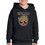 Fashion, accesorii si bijuterii - Copii - Imbracaminte copii - Pulovere si hanorace copii - Hanorac copii I Am Groot Baby Dragobete Iubita, negru, marime M Copii - Infinity.ro