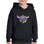 Fashion, accesorii si bijuterii - Copii - Imbracaminte copii - Pulovere si hanorace copii - Hanorac copii Pekka Clash Royale Clans, negru, marime M Copii - Infinity.ro