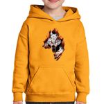 Fashion, accesorii si bijuterii - Copii - Imbracaminte copii - Pulovere si hanorace copii - Hanorac copii Joker Wolf Attack Fortnite Epic Lup, portocaliu, marime XS Copii - Infinity.ro