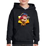 Fashion, accesorii si bijuterii - Copii - Imbracaminte copii - Pulovere si hanorace copii - Hanorac copii Jessie Brawl Stars GTA, negru, marime XS Copii - Infinity.ro