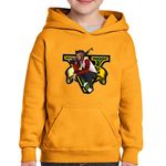 Fashion, accesorii si bijuterii - Copii - Imbracaminte copii - Pulovere si hanorace copii - Hanorac copii Pogo GTA5 V Minecraft, portocaliu, marime M Copii - Infinity.ro