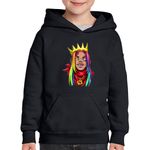 Fashion, accesorii si bijuterii - Copii - Imbracaminte copii - Pulovere si hanorace copii - Hanorac copii Tekashi69 King 6ix9ine, negru, marime XS Copii - Infinity.ro