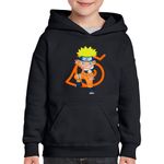 Fashion, accesorii si bijuterii - Copii - Imbracaminte copii - Pulovere si hanorace copii - Hanorac copii Naruto Uzumaki Chibi Manga Anime, negru, marime S Copii - Infinity.ro