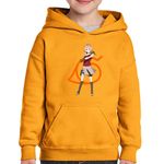 Fashion, accesorii si bijuterii - Copii - Imbracaminte copii - Pulovere si hanorace copii - Hanorac copii Naruto Sakura Haruno Sasuke Anime Manga, portocaliu, marime XS Copii - Infinity.ro