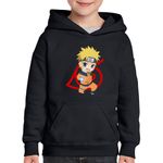 Fashion, accesorii si bijuterii - Copii - Imbracaminte copii - Pulovere si hanorace copii - Hanorac copii Naruto To Boruto Manga Romana Anime, negru, marime XS Copii - Infinity.ro