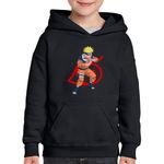 Fashion, accesorii si bijuterii - Copii - Imbracaminte copii - Pulovere si hanorace copii - Hanorac copii Naruto Boruto Shippuden Manga Kunai Anime, negru, marime L Copii - Infinity.ro