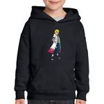 Fashion, accesorii si bijuterii - Copii - Imbracaminte copii - Pulovere si hanorace copii - Hanorac copii Naruto Minato Namikaze Storm Anime Manga, negru, marime S Copii - Infinity.ro