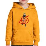 Fashion, accesorii si bijuterii - Copii - Imbracaminte copii - Pulovere si hanorace copii - Hanorac copii Naruto Boruto Shippuden Ninja Anime Manga, portocaliu, marime M Copii - Infinity.ro