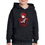 Fashion, accesorii si bijuterii - Copii - Imbracaminte copii - Pulovere si hanorace copii - Hanorac copii Naruto Gaara Kankuro Anime Haine Manga, negru, marime XS Copii - Infinity.ro