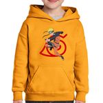Fashion, accesorii si bijuterii - Copii - Imbracaminte copii - Pulovere si hanorace copii - Hanorac copii Naruto Ninja Master Copil Chibi Anime, portocaliu, marime XL Copii - Infinity.ro