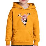 Fashion, accesorii si bijuterii - Copii - Imbracaminte copii - Pulovere si hanorace copii - Hanorac copii Naruto Sakura Haruno Karate Girl Anime, portocaliu, marime XS Copii - Infinity.ro