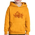 Fashion, accesorii si bijuterii - Copii - Imbracaminte copii - Pulovere si hanorace copii - Hanorac copii Naruto Dragon Vulpe Orange Fox Anime, portocaliu, marime XS Copii - Infinity.ro