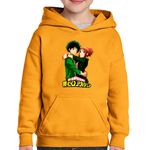 Fashion, accesorii si bijuterii - Copii - Imbracaminte copii - Pulovere si hanorace copii - Hanorac copii My Hero Academia Deku Uraraka Love Anime, portocaliu, marime S Copii - Infinity.ro