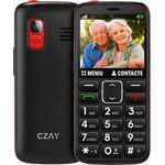 Laptop, Telefoane si Tablete - Telefoane mobile si accesorii - Telefoane Mobile - Telefon Mobil Seniori CZAY® cu Taste Mari, Meniu Romana si Maghiara,Ecran Mare,Camera Foto,Volum Puternic,Negru,2G - Infinity.ro