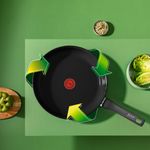 Casa si Gradina - Bucatarie si vesela - Vase pentru gatit - Tigai si seturi - Tigaie Tefal Renew de 28 cm C4320623, 100% aluminiu reciclat, indicator Thermo-Signal, compatibil cu inductia, invelis - Infinity.ro