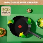 Casa si Gradina - Bucatarie si vesela - Vase pentru gatit - Tigai si seturi - Tigaie Tefal Renew de 28 cm C4320623, 100% aluminiu reciclat, indicator Thermo-Signal, compatibil cu inductia, invelis - Infinity.ro