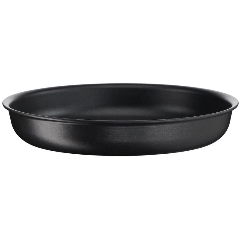 Casa si Gradina - Bucatarie si vesela - Vase pentru gatit - Tigai si seturi - Set de 3 piese Tefal Ingenio Eco Resist L3979102, tigaie de 24/28 cm, maner detasabil, invelis antiaderent Titanium - Infinity.ro