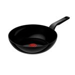 Casa si Gradina - Bucatarie si vesela - Vase pentru gatit - Tigai si seturi - Tigaie wok Tefal Renew de 28 cm C4321923, 100% aluminiu reciclat, indicator Thermo-Signal, compatibil cu inductia - Infinity.ro