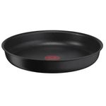 Casa si Gradina - Bucatarie si vesela - Vase pentru gatit - Tigai si seturi - Set de 3 piese Tefal Ingenio Black Stone L3999032, tigaie de 24/28 cm, maner detasabil, invelis antiaderent Mineralia+ - Infinity.ro