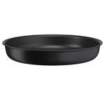 Casa si Gradina - Bucatarie si vesela - Vase pentru gatit - Tigai si seturi - Set de 3 piese Tefal Ingenio Black Stone L3999032, tigaie de 24/28 cm, maner detasabil, invelis antiaderent Mineralia+ - Infinity.ro