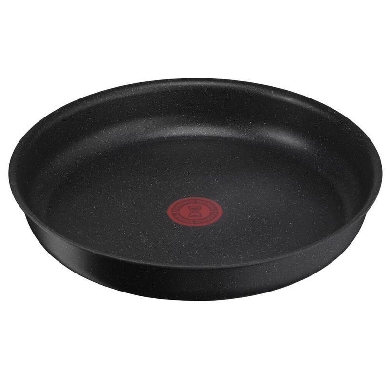 Casa si Gradina - Bucatarie si vesela - Vase pentru gatit - Tigai si seturi - Set de 3 piese Tefal Ingenio Black Stone L3999032, tigaie de 24/28 cm, maner detasabil, invelis antiaderent Mineralia+ - Infinity.ro