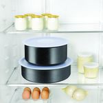 Casa si Gradina - Bucatarie si vesela - Vase pentru gatit - Tigai si seturi - Set de 3 piese Tefal Ingenio Black Stone L3999032, tigaie de 24/28 cm, maner detasabil, invelis antiaderent Mineralia+ - Infinity.ro