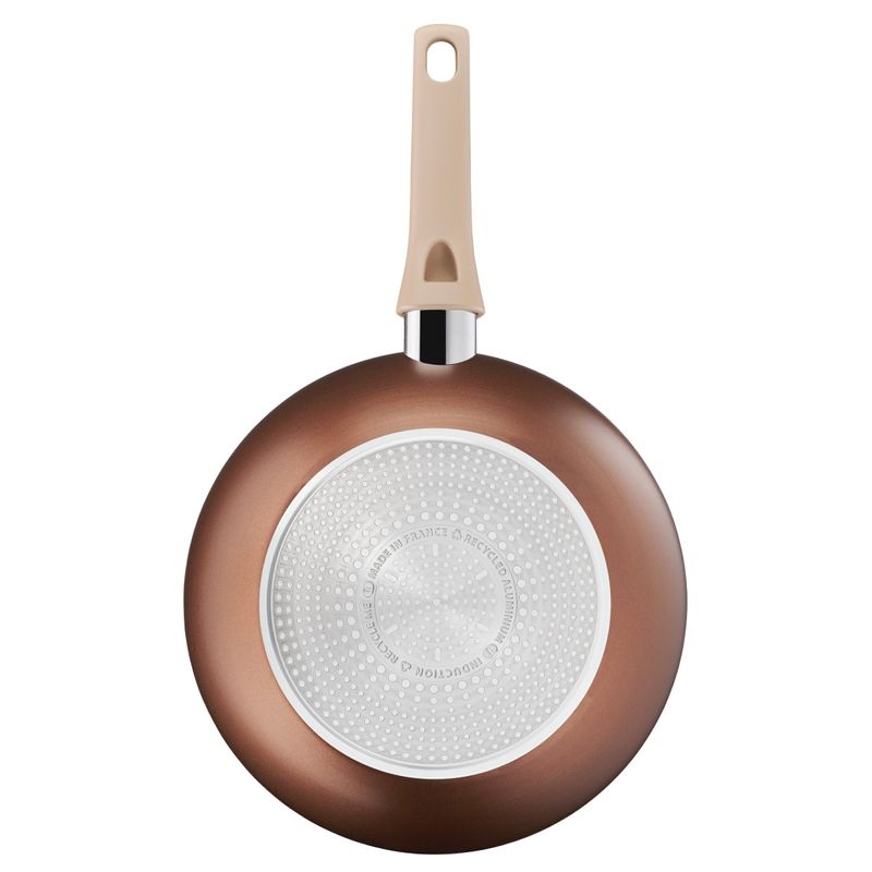 Casa si Gradina - Bucatarie si vesela - Vase pentru gatit - Tigai si seturi - Tigaie wok Tefal Eco-Respect G2541902, 28 cm, aluminiu, invelis antiaderent Titanium Pro, compatibil cu inductia - Infinity.ro