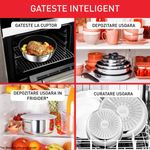 Casa si Gradina - Bucatarie si vesela - Vase pentru gatit - Tigai si seturi - Set 22 piese Tefal Ingenio Emotion L897SM74, cratite 16/18/20 cm, tigai 22/24/26/28 cm, tigaie saute 24 cm, wok 26 cm - Infinity.ro