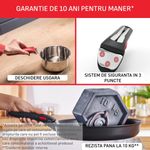 Casa si Gradina - Bucatarie si vesela - Vase pentru gatit - Tigai si seturi - Set 22 piese Tefal Ingenio Emotion L897SM74, cratite 16/18/20 cm, tigai 22/24/26/28 cm, tigaie saute 24 cm, wok 26 cm - Infinity.ro
