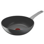 Casa si Gradina - Bucatarie si vesela - Vase pentru gatit - Tigai si seturi - Tigaie wok 28 cm Tefal Renew On C4271932, 100% aluminiu reciclat, indicator Thermo-Signal, compatibil cu inductia - Infinity.ro