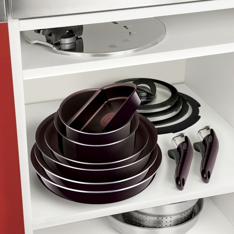 Casa si Gradina - Bucatarie si vesela - Vase pentru gatit - Tigai si seturi - Capac de sticla Tefal Ingenio L9846653, 26 cm, compatibil cu oalele & tigaile Ingenio - Infinity.ro