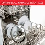 Casa si Gradina - Bucatarie si vesela - Vase pentru gatit - Tigai si seturi - Capac de sticla Tefal Ingenio L9846553, 24 cm, compatibil cu oalele & tigaile Ingenio - Infinity.ro
