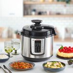 Casa si Gradina - Bucatarie si vesela - Vase pentru gatit - Oale sub presiune - Oala sub presiune electrica Tefal One Pot CY505EE0, 1200W, 5.8L, 25 de programe, functie pastrare la cald, temperatura - Infinity.ro